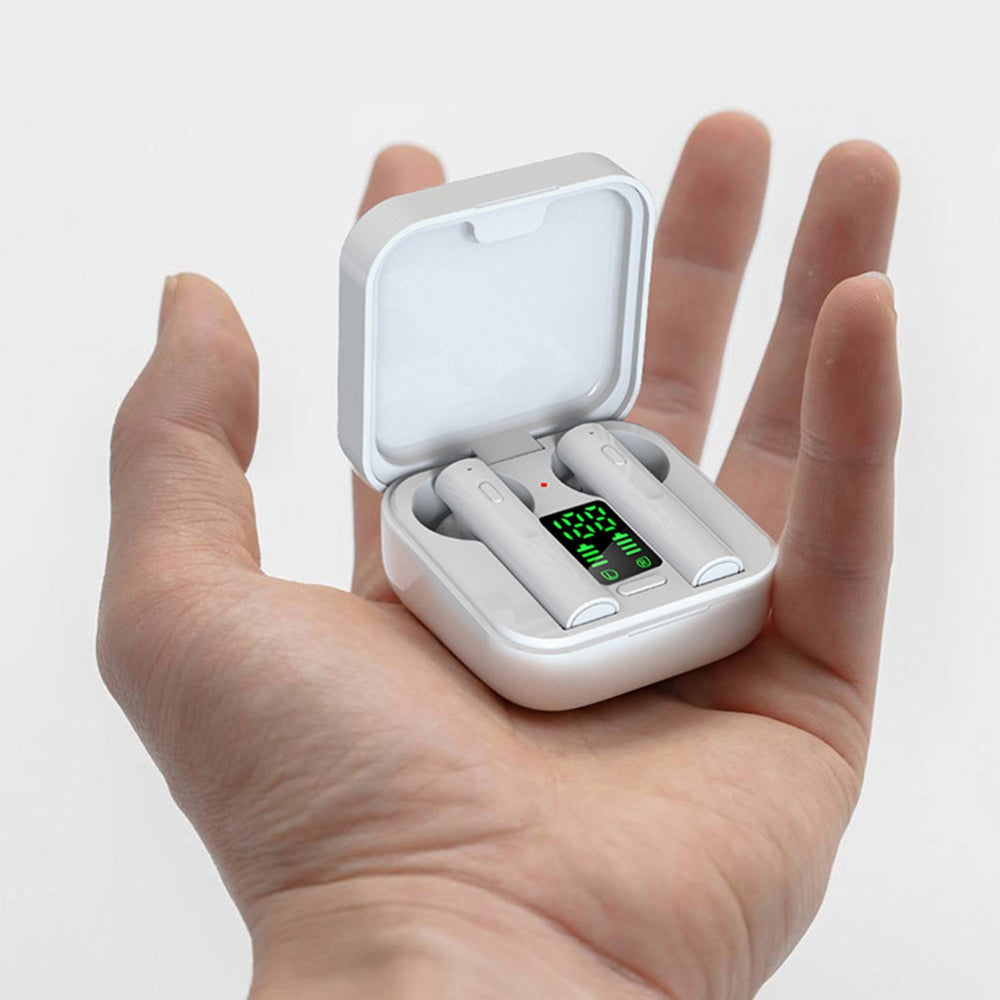 Air6 Plus Solar Power TWS Earbuds Low latency Gaming Headset Intelligent Noise Reduction Headphones Half-In-Ear Bluetooth Earphones with LED Display Air6 Plus Solar Power TWS Earbuds Low latency Gaming Headset Intelligent Noise Reduction Headphones Half-In-Ear Bluetooth Earphones with LED Display